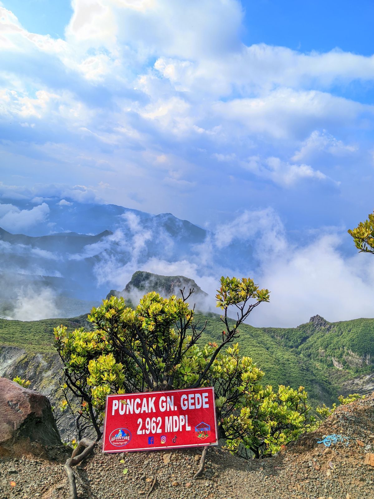 Puncak Gunung Gede